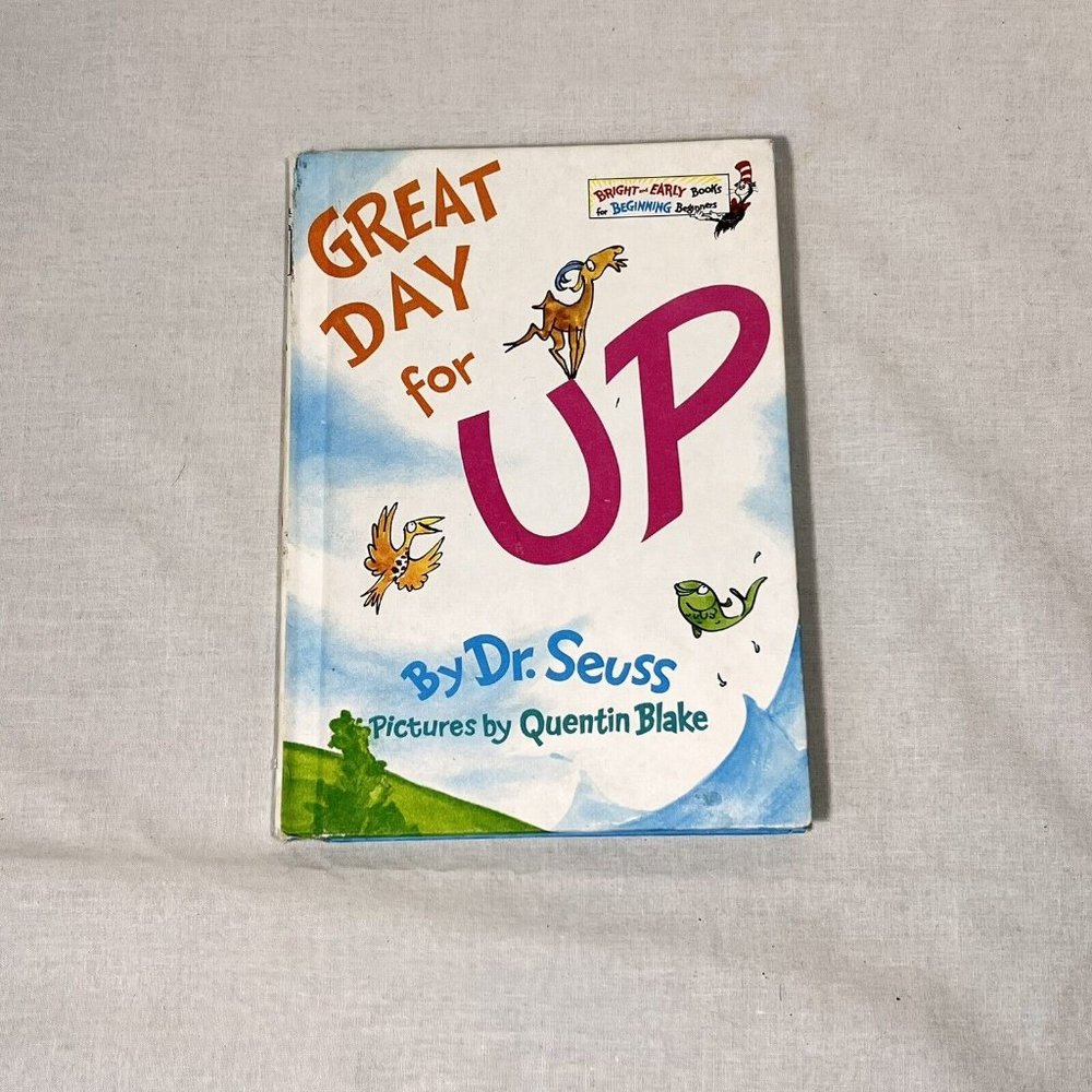 Great Day For Up Dr. Seuss Childrens Book Vintage 1974